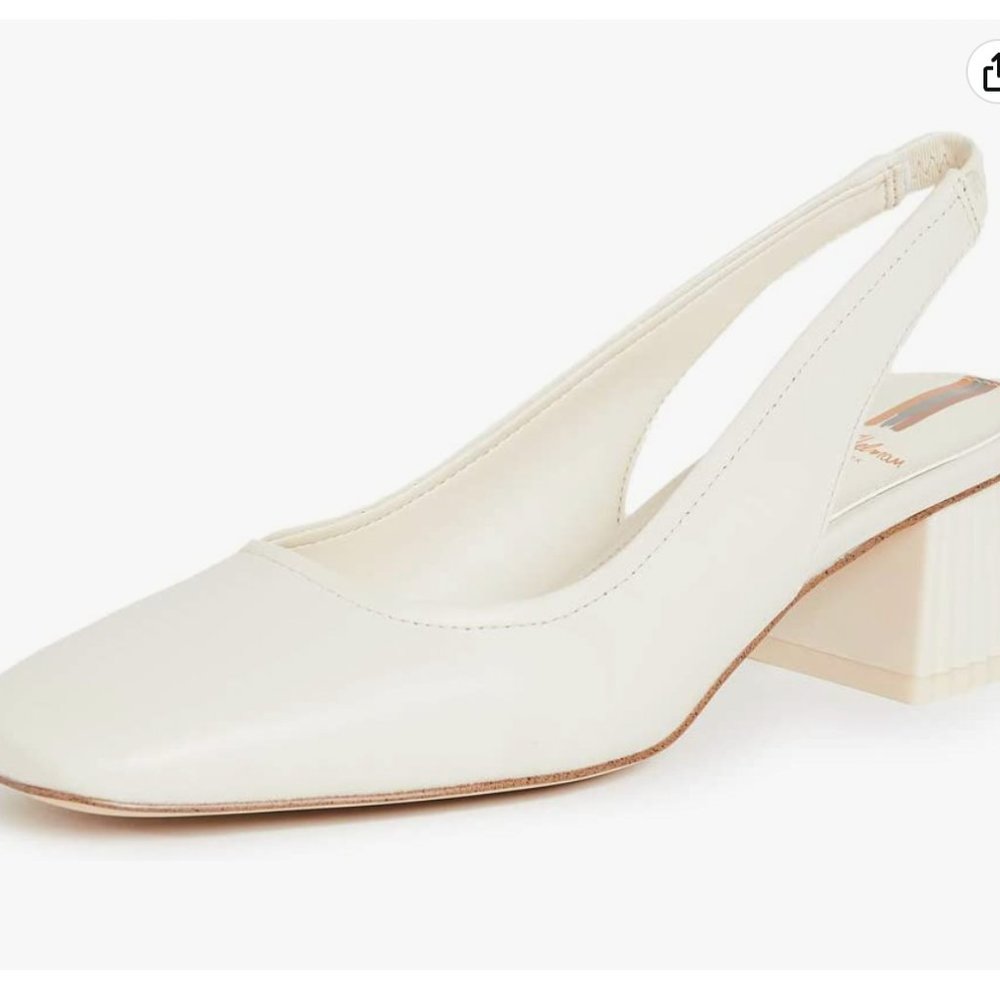 Sam Edelman Toren Ivory Leather Size 8